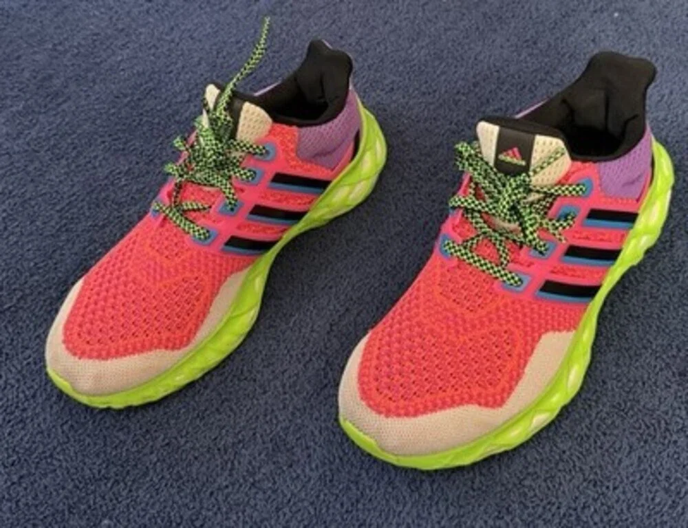 adidas Ultra Boost Web DNA NBY Running Shoes HR1791 Mens Size 6/ Womens Size 7